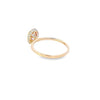 Oval Sapphire & Diamond Halo Ring Set in 18ct Yellow Gold