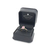 Oval Sapphire & Diamond Halo Ring Set in 18ct Yellow Gold