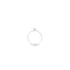 Sapphire & Diamond Shoulders Ring Set in 18ct White Gold