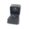 Sapphire & Diamond Shoulders Ring Set in 18ct White Gold