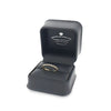 Diamond Micro Set in 18ct Yellow Gold Wavy Half Eternity Ring