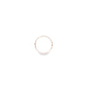 Diamond Micro Set in 18ct Rose Gold Wavy Half Eternity Ring