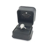 IGI 2.02ct F/SI1 LAB Diamond Halo Ring Set in Platinum