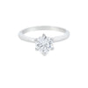GIA 1.00ct D/SI1 Round Brilliant Cut Diamond Solitaire set in Platinum