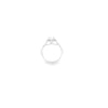 GIA 1.03ct F/VS1 Oval Cut Diamond Halo Ring set in Platinum