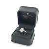 GIA 1.03ct F/VS1 Oval Cut Diamond Halo Ring set in Platinum