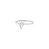 GIA 0.70ct G/SI2 Pear Shaped Diamond Solitaire set in Platinum