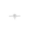 GIA 0.70ct G/SI2 Pear Shaped Diamond Solitaire set in Platinum