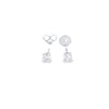 0.40ct Diamond Stud Earrings Set In 18ct White Gold