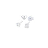 0.40ct Diamond Stud Earrings Set In 18ct White Gold