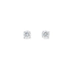 0.60ct Diamond Stud Earrings Set In 18ct White Gold