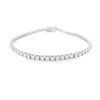 4.52ct Diamond Line Bracelet in 18ct White Gold
