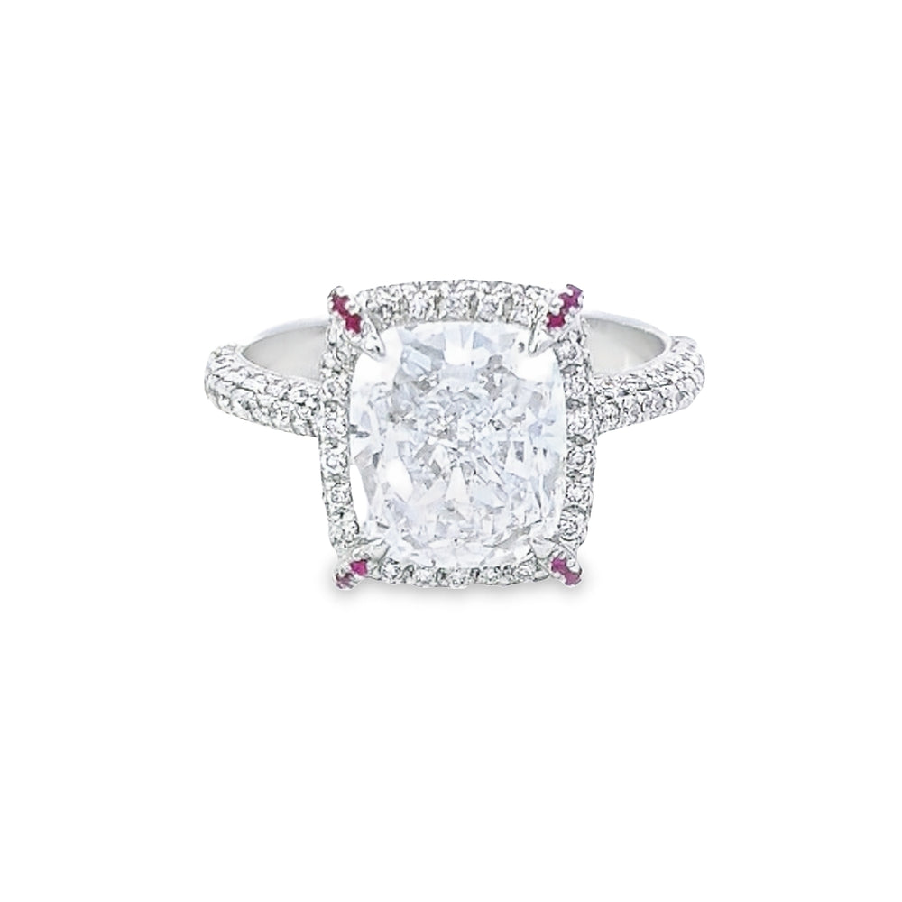 GIA 3.02ct D/VS2 Diamond Solitaire set in 18ct White Gold
