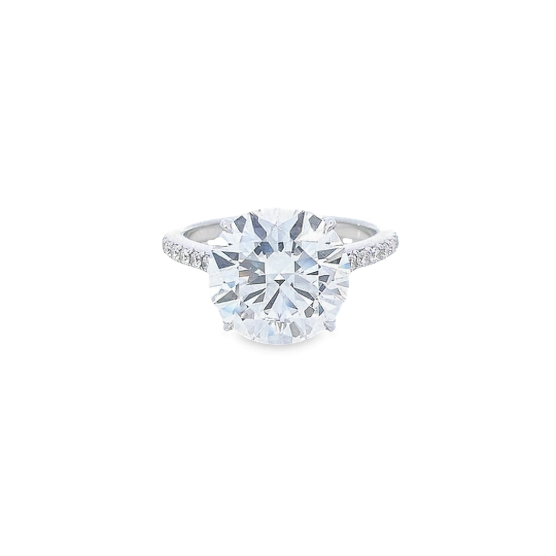 GIA 5.02ct H/VS2 Diamond Solitaire set in 18ct White Gold