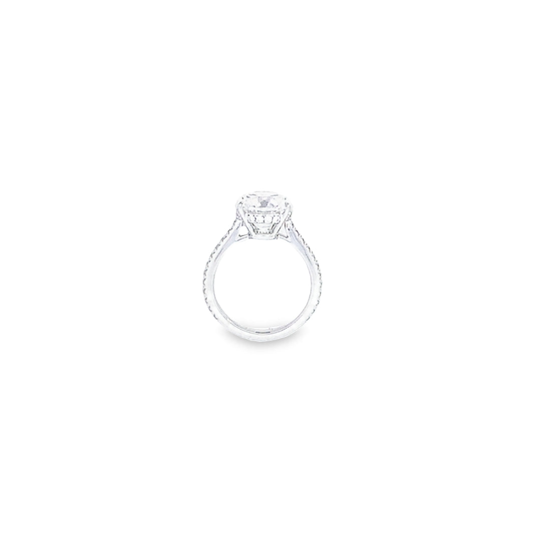 GIA 5.02ct H/VS2 Diamond Solitaire set in 18ct White Gold - Montpellier Jewellers