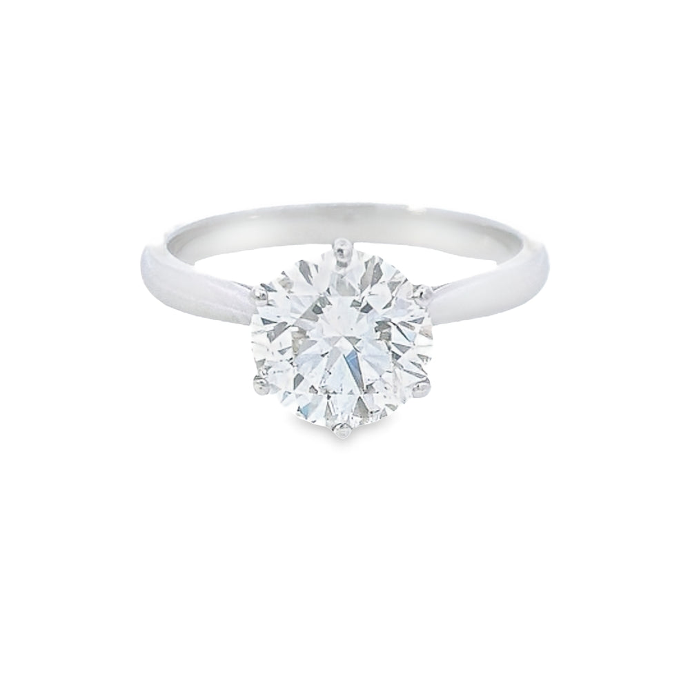 GIA 2.00ct L/I1 Diamond Solitaire Set in Platinum