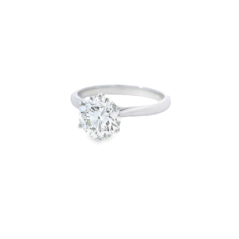 GIA 2.00ct L/I1 Diamond Solitaire Set in Platinum