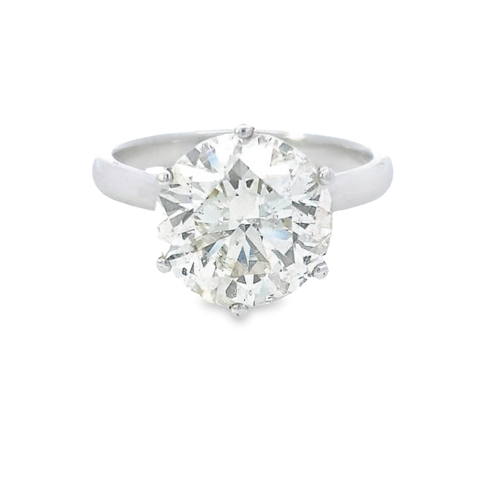 IGI 5.00ct M/I1 Diamond Solitaire Set in Platinum