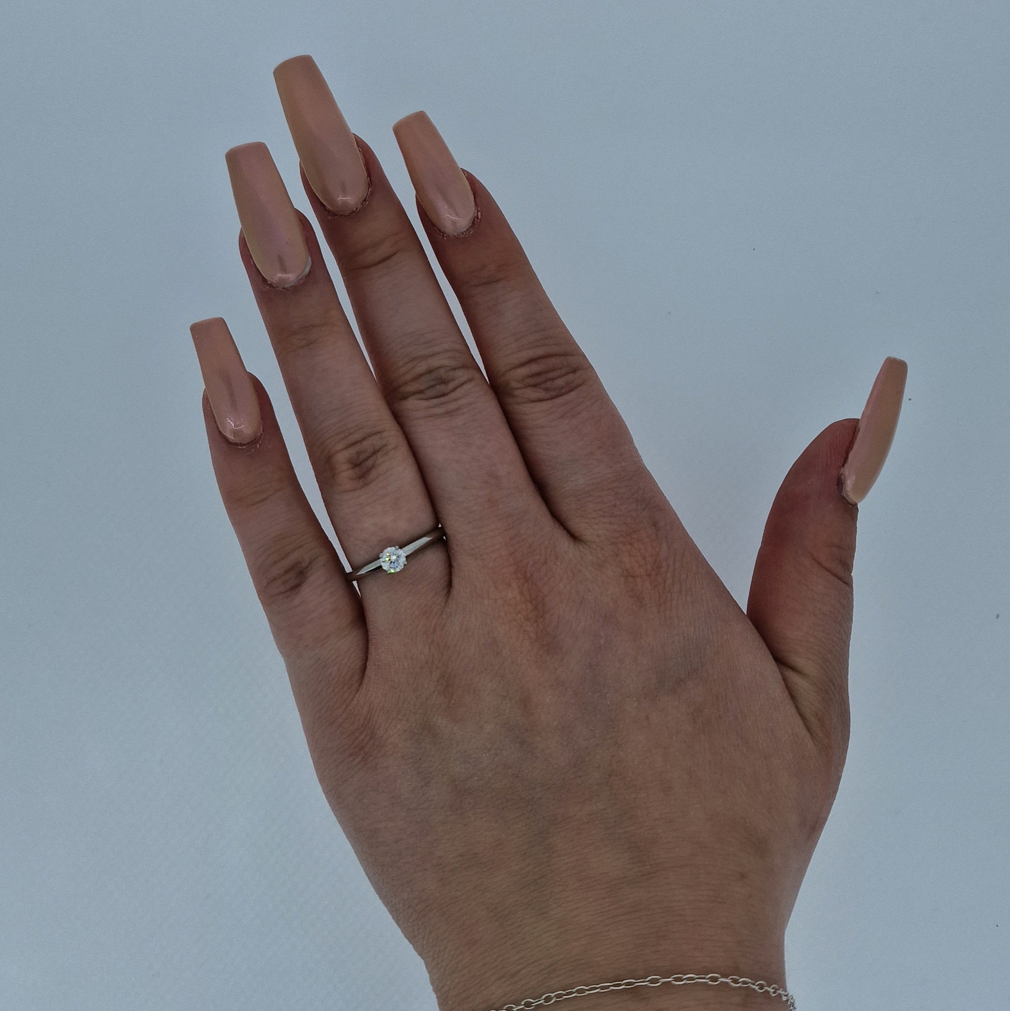 GIA 0.30ct D Colour VS2 Clarity 4 Claw Diamond Solitaire Engagement Ring set in Platinum - Montpellier Jewellers