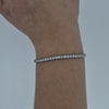 4.52ct Diamond Line Bracelet in 18ct White Gold