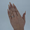 0.33ct G/SI2 Diamond Halo Ring set in Platinum