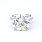 10.07ct Round Brilliant Cut Diamond Solitaire Set in 18ct White Gold