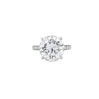 GIA 5.01ct G/SI1 Round Brilliant Cut Diamond Solitaire set in Platinum