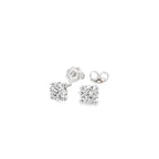 GIA 2.01ct L/SI2 Diamond Stud Earrings Set In 18ct White Gold
