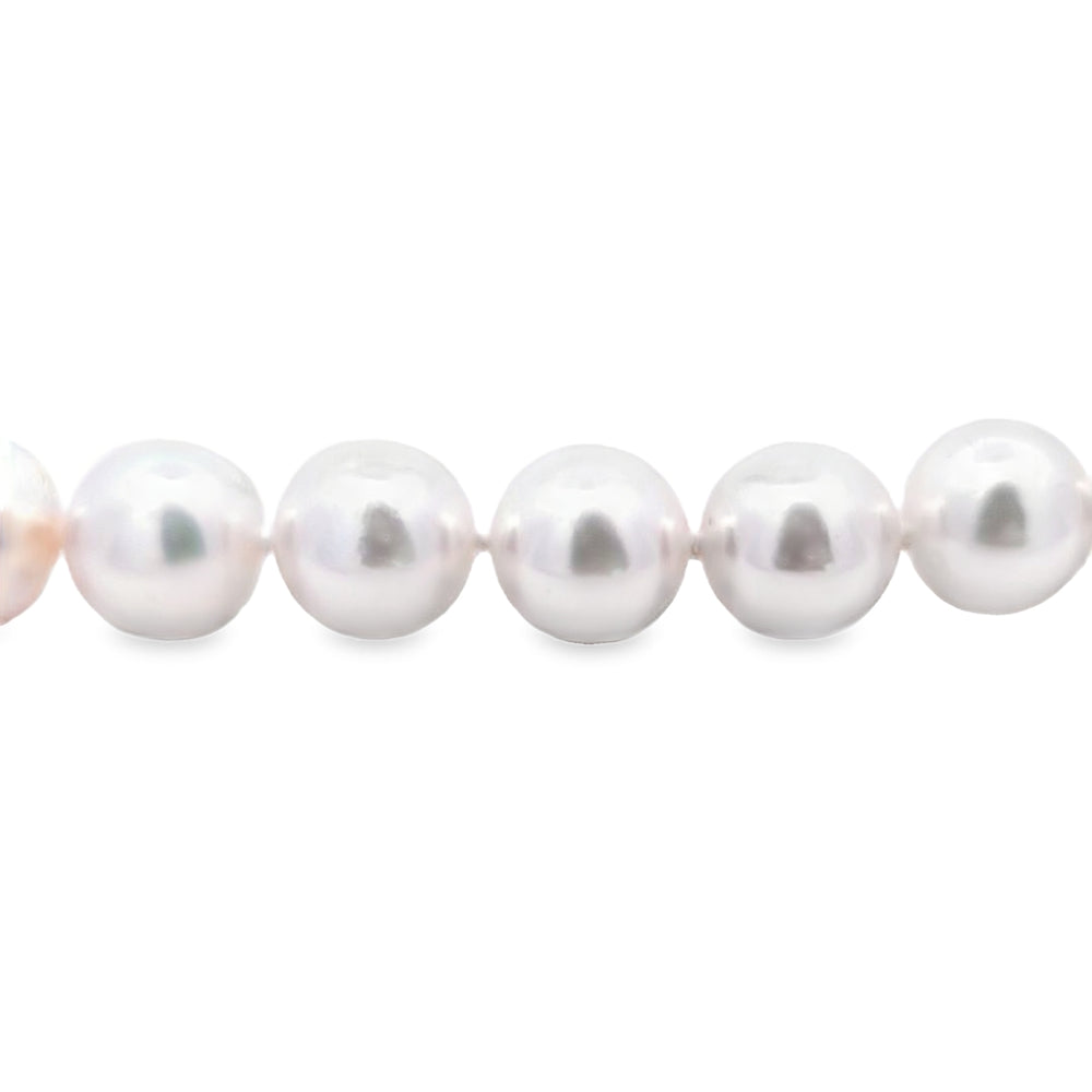 Akoya Pearl Necklace 9.0-9.5mm AA+ Quality