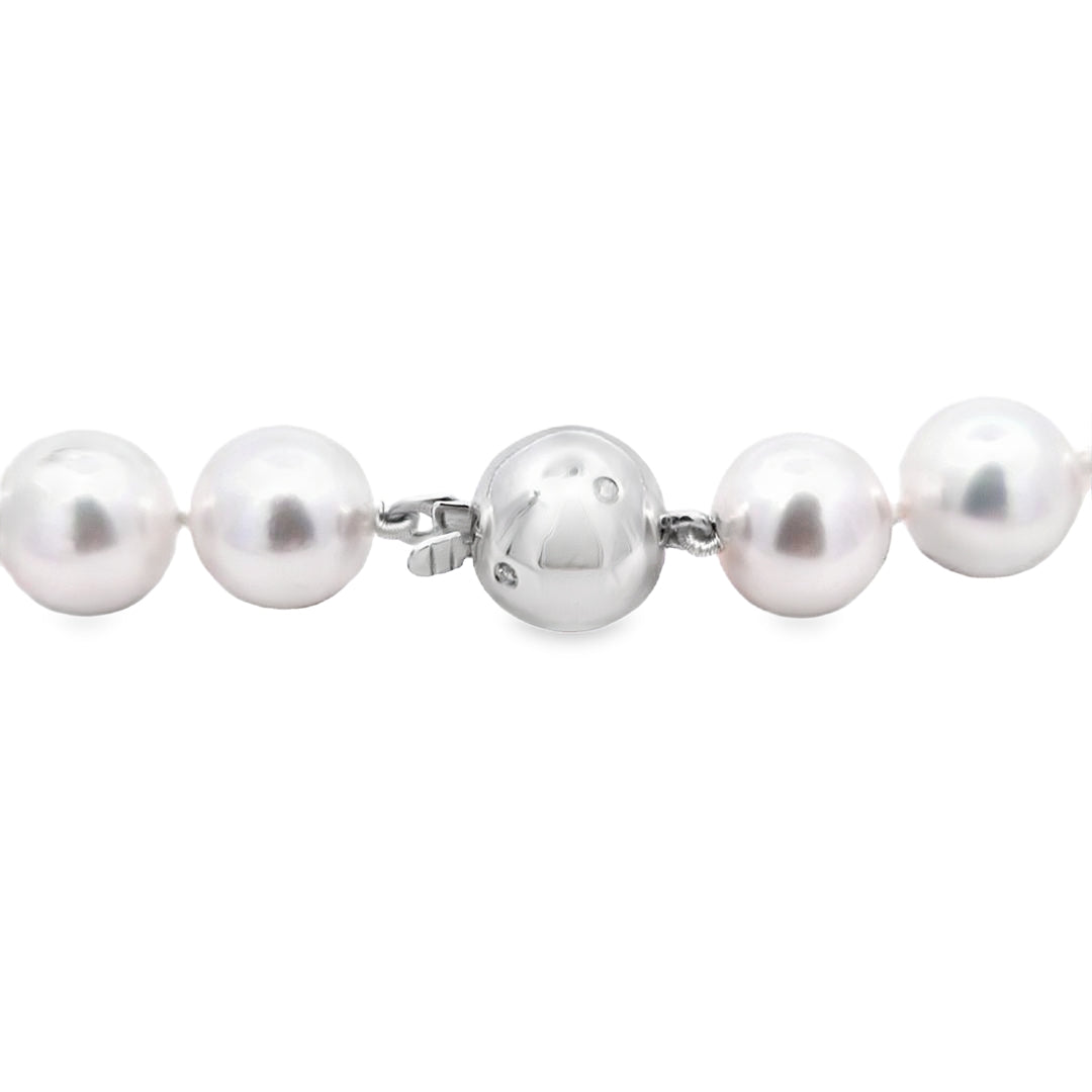 Akoya Pearl Necklace 9.0-9.5mm AA+ Quality