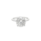 6.01ct H/I1 Round Brilliant Cut Diamond Solitaire set in Platinum