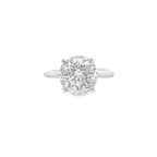 6.01ct H/I1 Round Brilliant Cut Diamond Solitaire set in Platinum