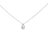 IGI 1.55ct Fancy Vivid Blue/SI1 LAB Diamond Pear Shape Pendant in Platinum