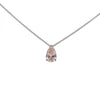 IGI 1.50ct Fancy Brown Pink/VS2 LAB Diamond Pear Shape Pendant in Platinum