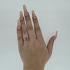 GIA 1.00ct Fancy Dark Orangy Brown Oval Cut Diamond Solitaire Set in 18ct Rose Gold