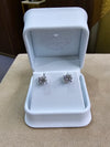 2 x 1.01ct LAB Diamonds D/VS2 set in Platinum earrings for Sharon
