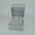 0.15ct Diamond Stud Earrings Set In 9ct White Gold