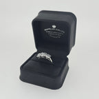 2.73ct F/VS LAB Diamond 3 Stone Ring Set In Platinum