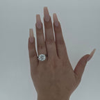 IGI 7.49ct E/VS1 LAB Diamond Solitaire set in Platinum