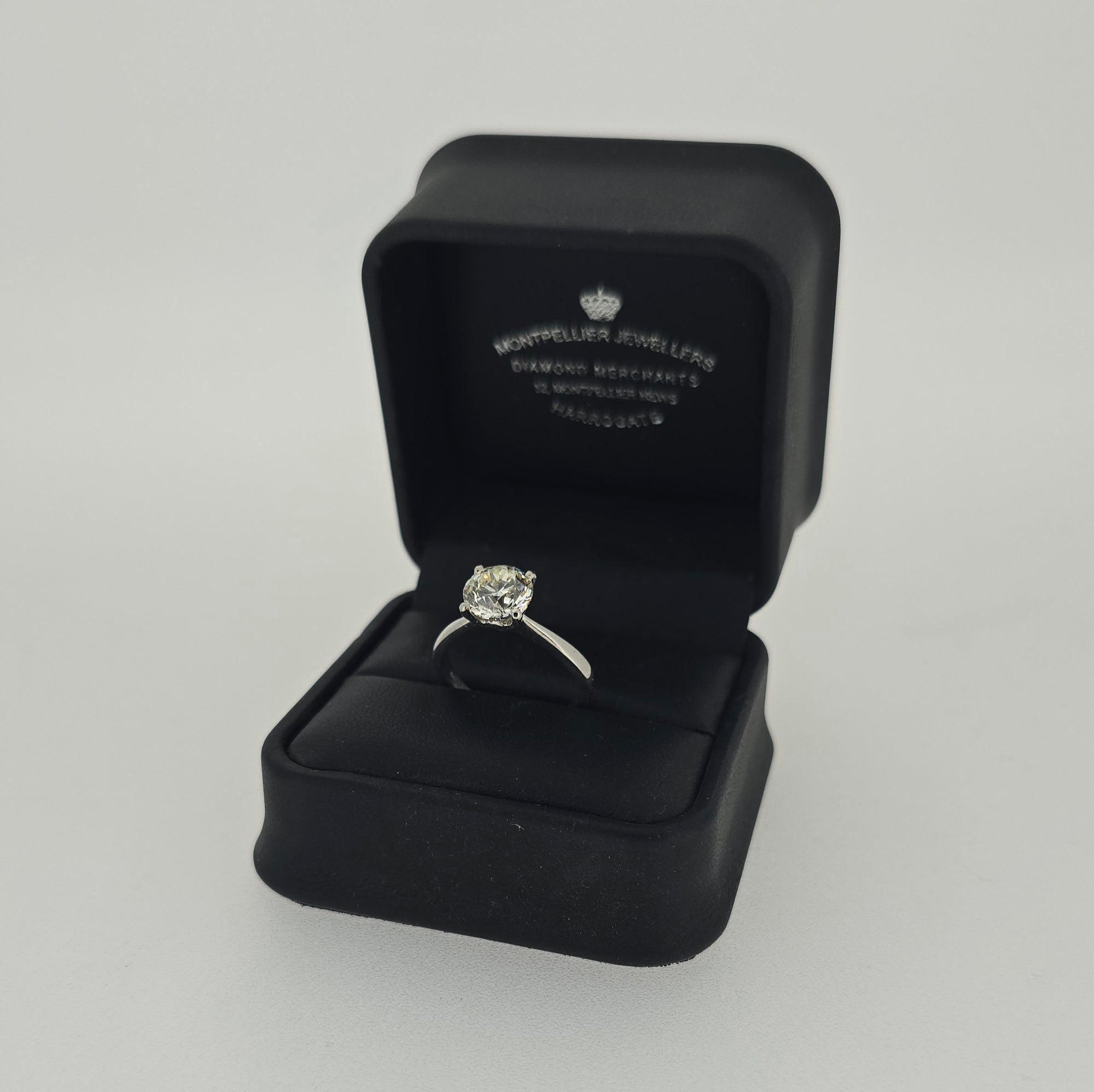 IGI 2.04ct K/SI1 Diamond Solitaire Set in Platinum