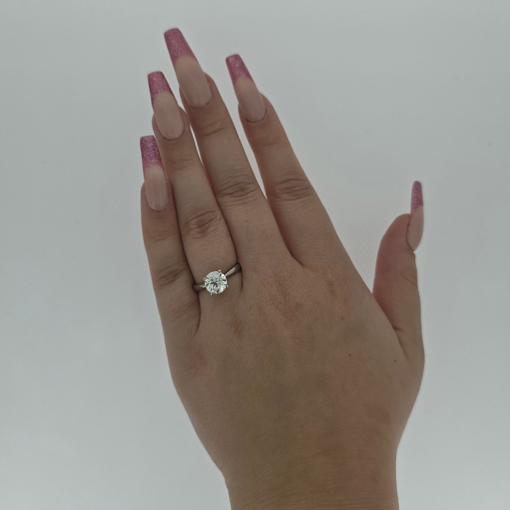IGI 2.04ct K/SI1 Diamond Solitaire Set in Platinum