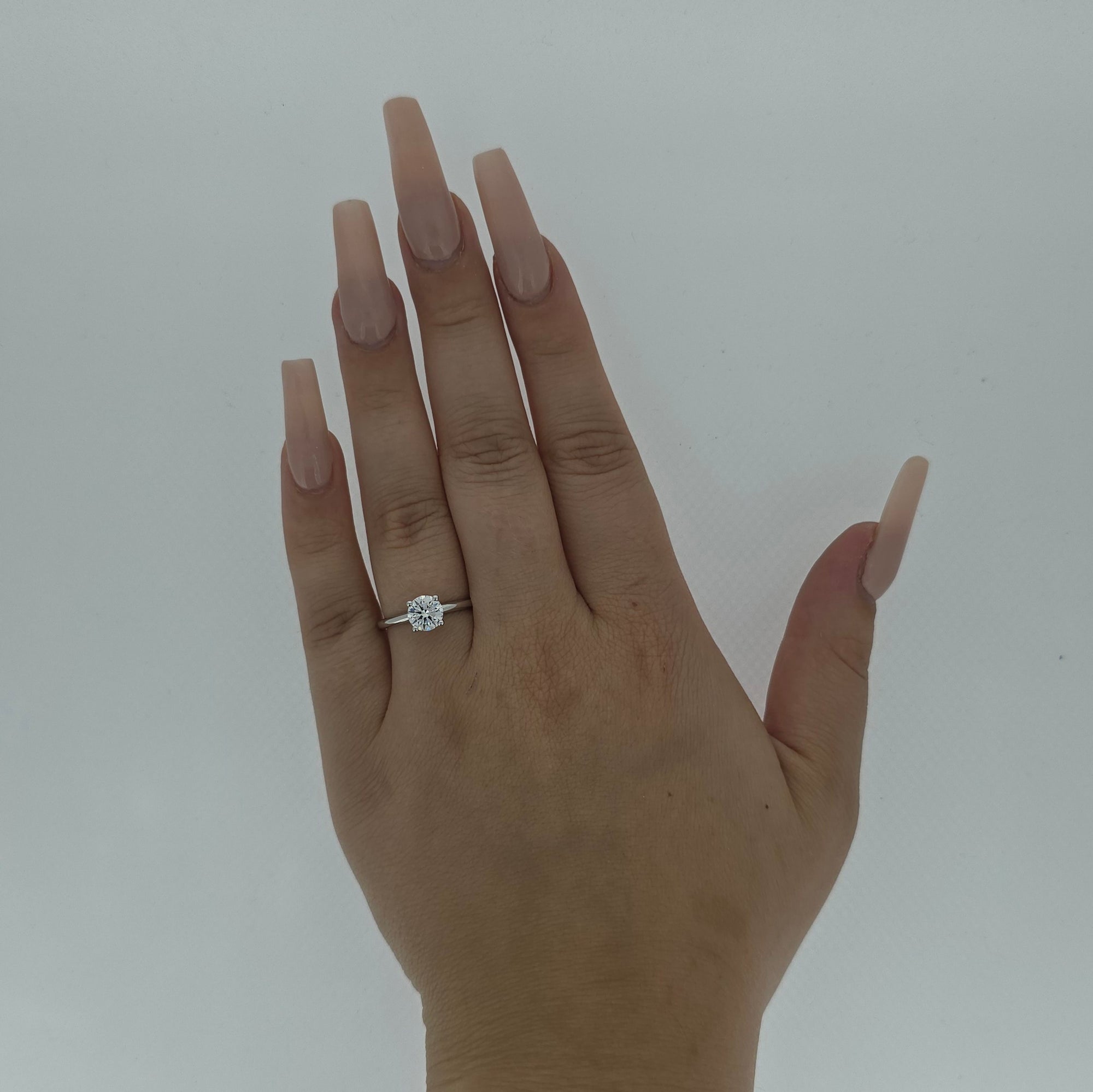 1.01ct D/VS LAB Diamond Solitaire set in White Gold