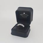 3.20ct F/VS LAB Diamond 5 Stone Ring Set In Yellow Gold