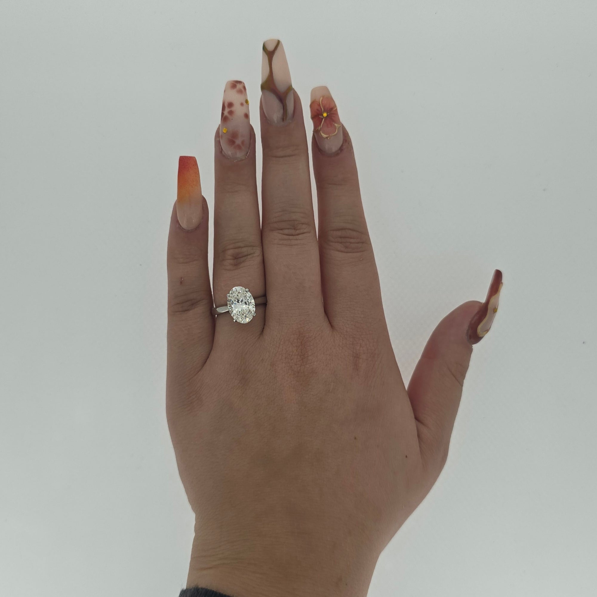 GIA 4.00ct I/SI2 Diamond Solitaire set in Platinum