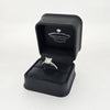 1.53ct D/VS2 LAB Princess Cut Diamond Ring with Diamond Shoulders set in Platinum
