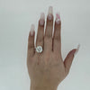 10.02ct Round Brilliant Cut Diamond Solitaire Set in Platinum