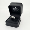 3.54ct F/VS1 Round Brilliant Cut LAB Diamond Solitaire 3 Stone Ring Set in White Gold
