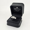 4.63ct F/VS1 Round Brilliant Cut LAB Diamond 3 Stone Ring Set in White Gold