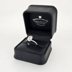 IGI 2.01ct D/VS2 Oval Shape LAB Diamond Ring with Diamond Shoulders set in Platinum - Montpellier Jewellers