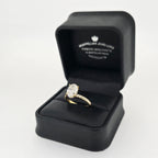 IGI 2.00ct D/VS2 Oval Shape LAB Diamond Ring with Diamond Shoulders set in 18ct Yellow Gold - Montpellier Jewellers